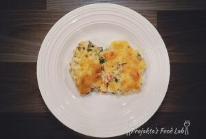 Baked Vegetables In White Sauce