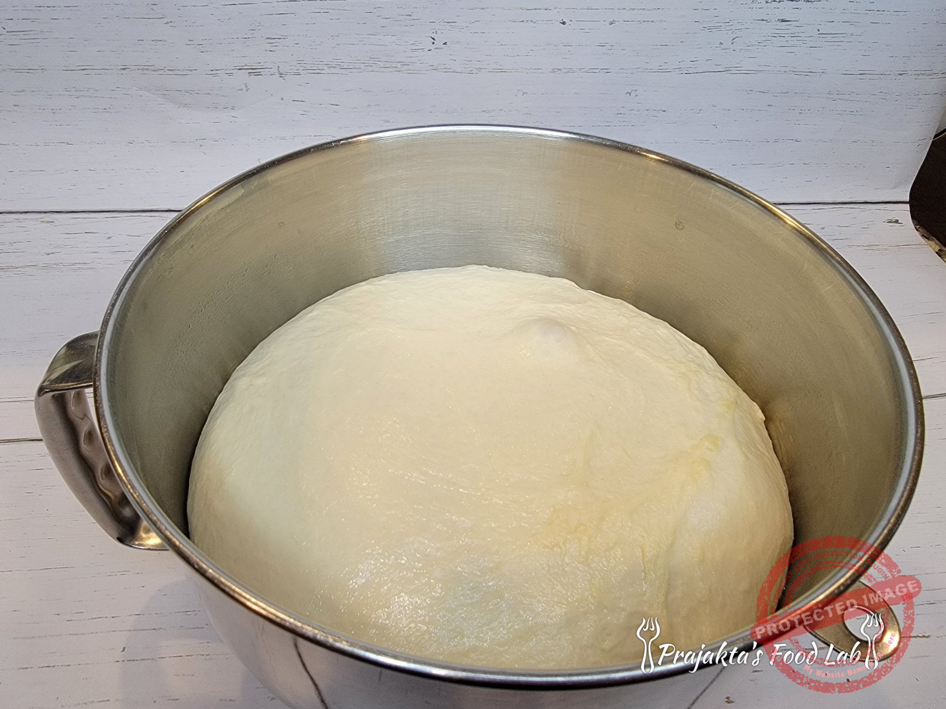 Soft And Easy Ladi Pav (Eggless Dinner Rolls) Proofed Dough For Ladi Pav