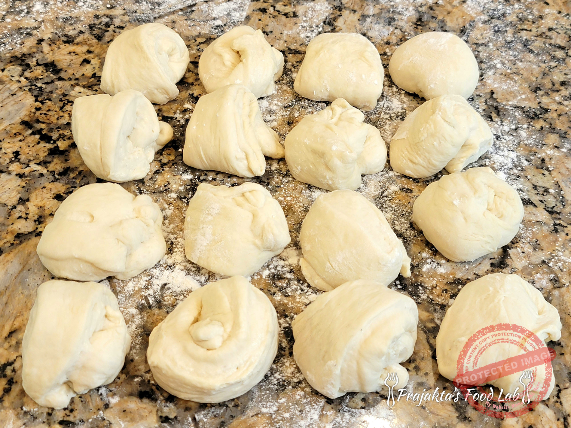 Soft And Easy Ladi Pav (Eggless Dinner Rolls) Dough Balls