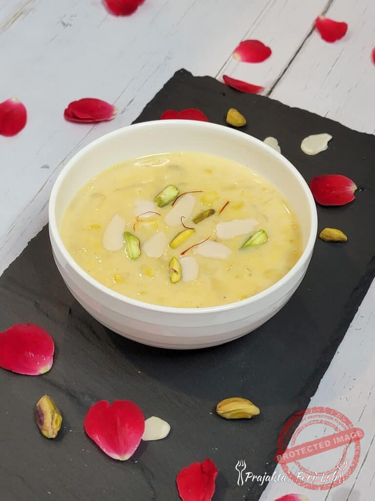 Sweet Corn Basundi