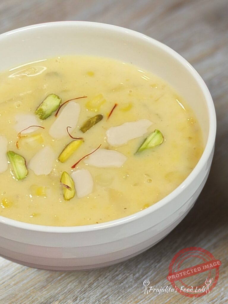Sweet Corn Basundi