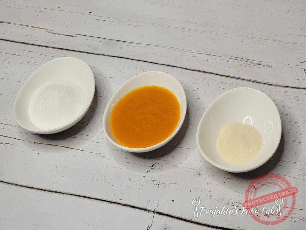 Ingredients For Mango Jelly/Compote 