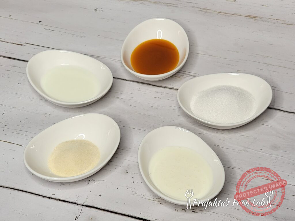 Ingredients For Passion Fruit Panna Cotta