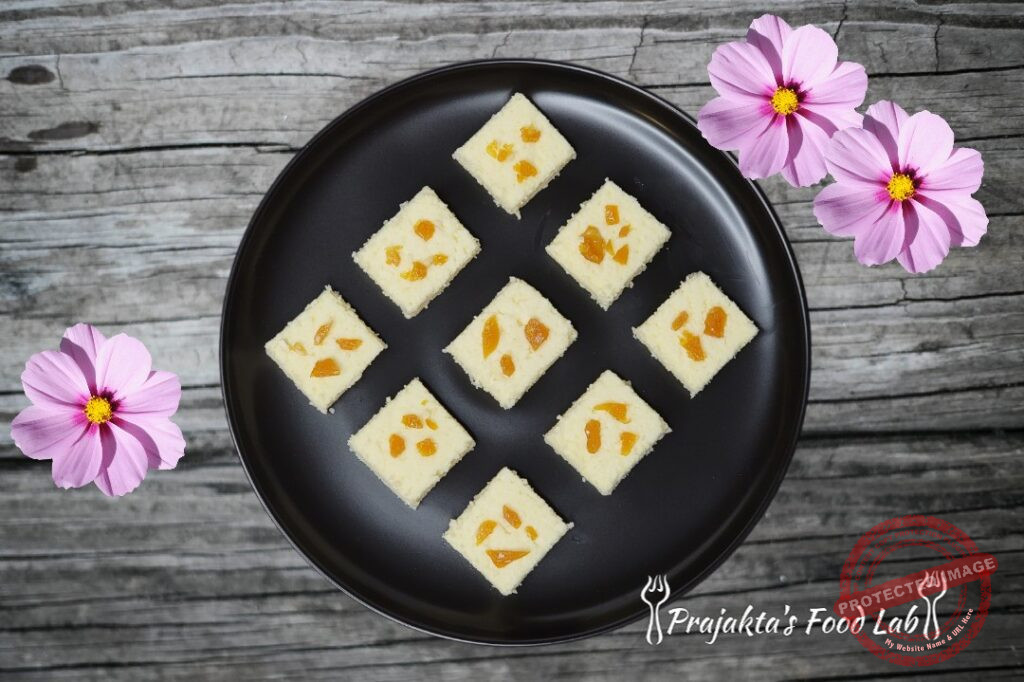 Butterscotch Paneer Barfi