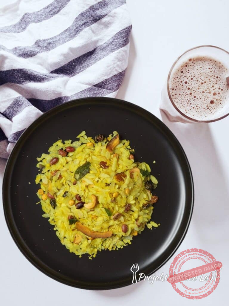 One-Pot Poha Chivda | Indian Trail Mix Tea Time Snack