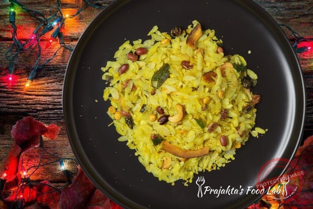 One-Pot Poha Chivda | Indian Trail Mix Chivda