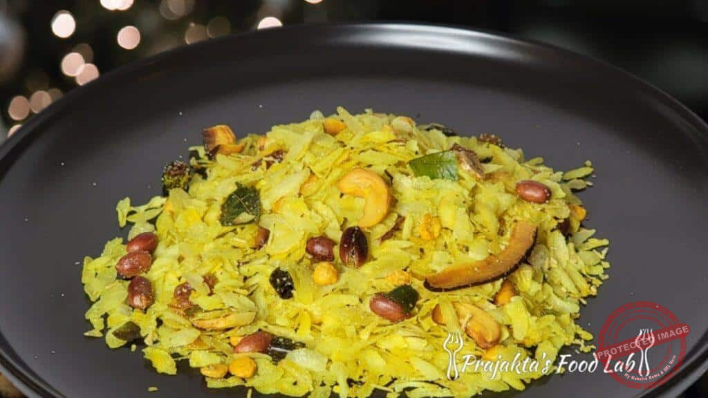 One-Pot Poha Chivda | Indian Trail Mix Chivda