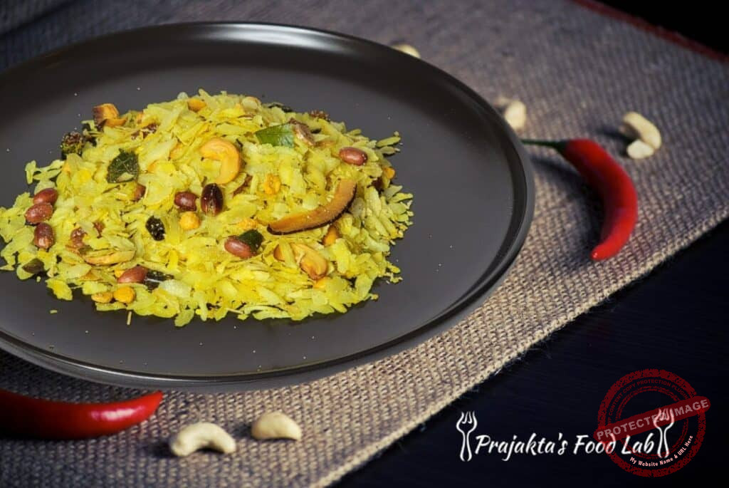 One-Pot Poha Chivda | Indian Trail Mix Poha Chivda