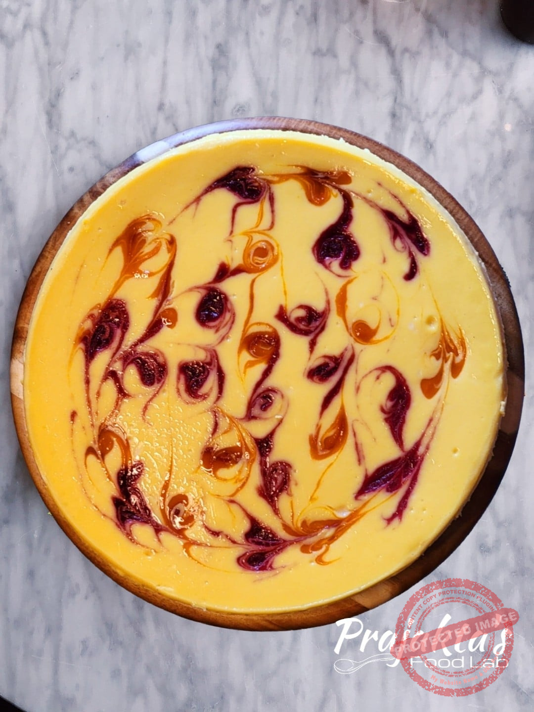 Mango Raspberry Cheesecake