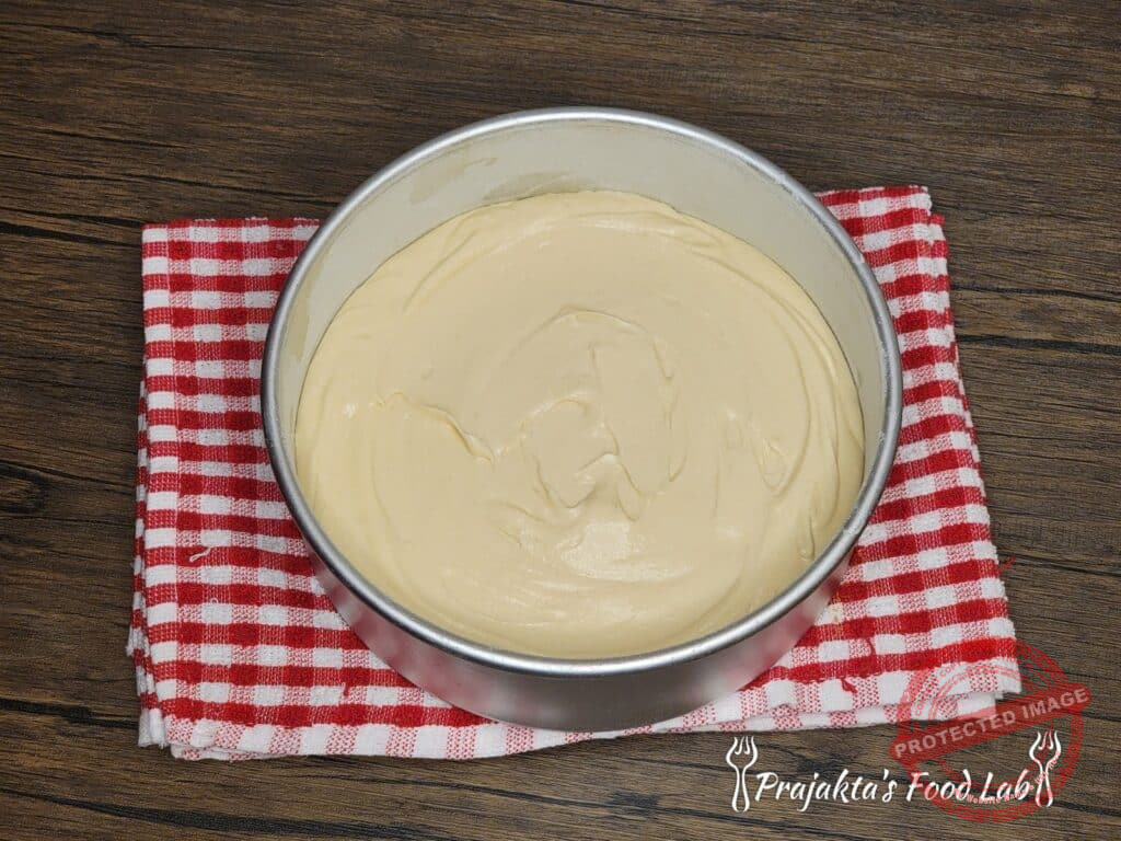 Pour Batter In The Baking Pan