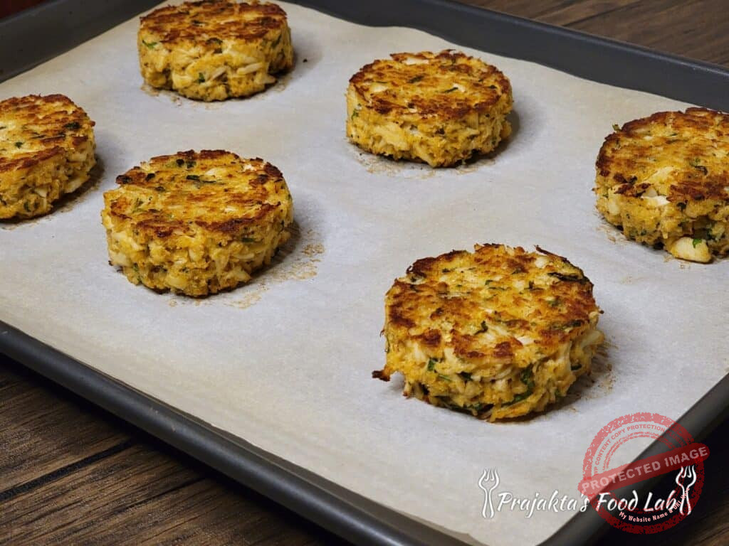 Freshly Baked Crab Cakes