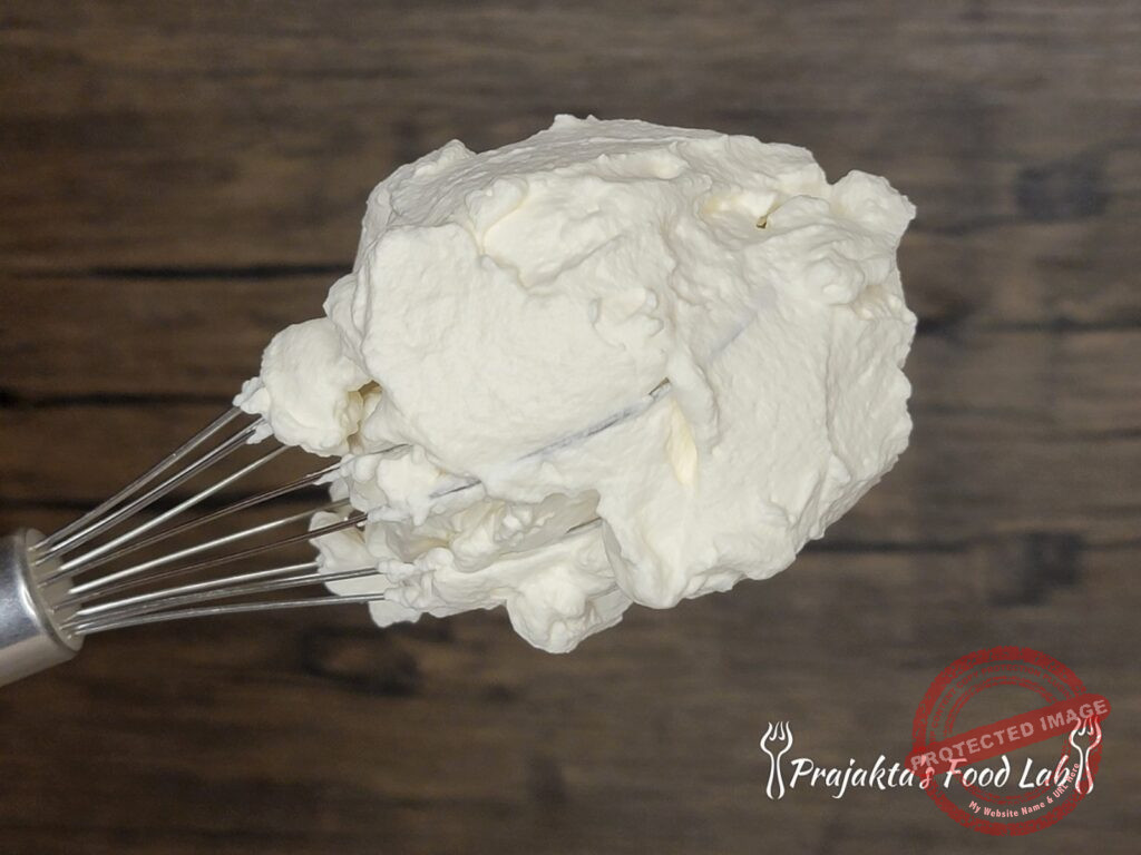 Easy And Low Sweet Whipped Cream Whipped Cream