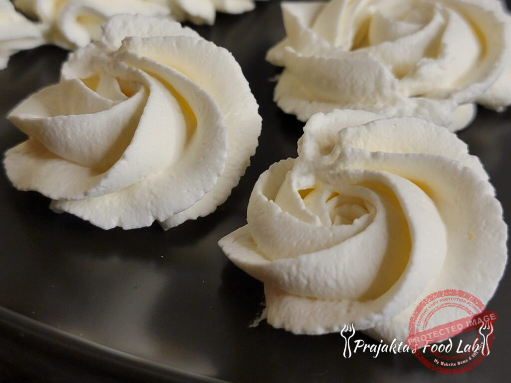 Easy And Low Sweet Whipped Cream Heavy Cream
