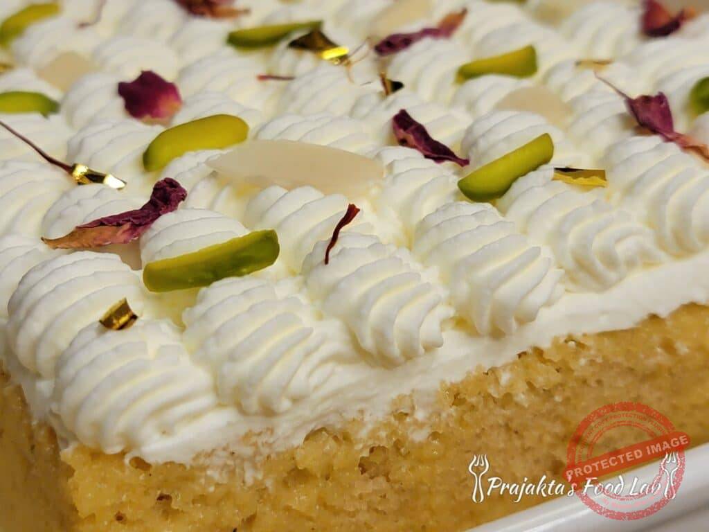 Thandai Cake (Eggless) Thandai Cake