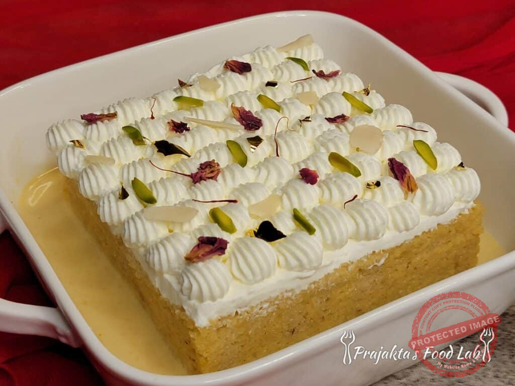 Thandai Cake (Eggless) Thandai Cake