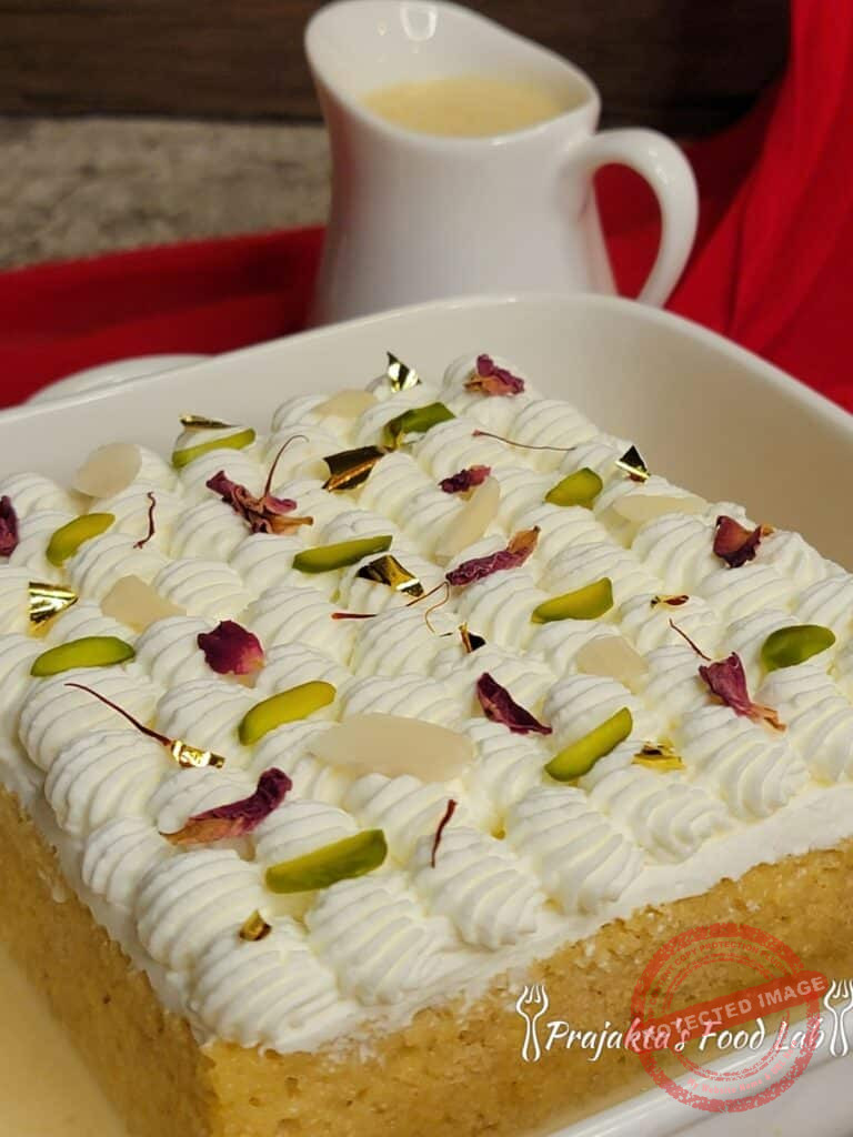 Thandai Cake (Eggless) Thandai Cake