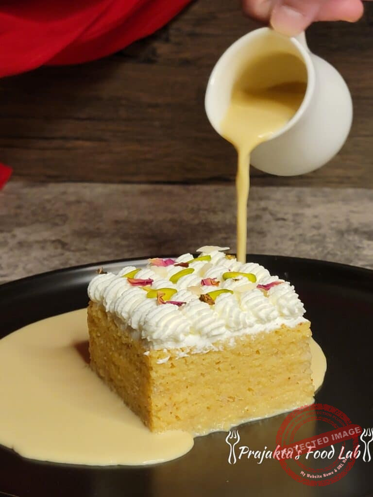 Thandai Cake (Eggless) Thandai Cake