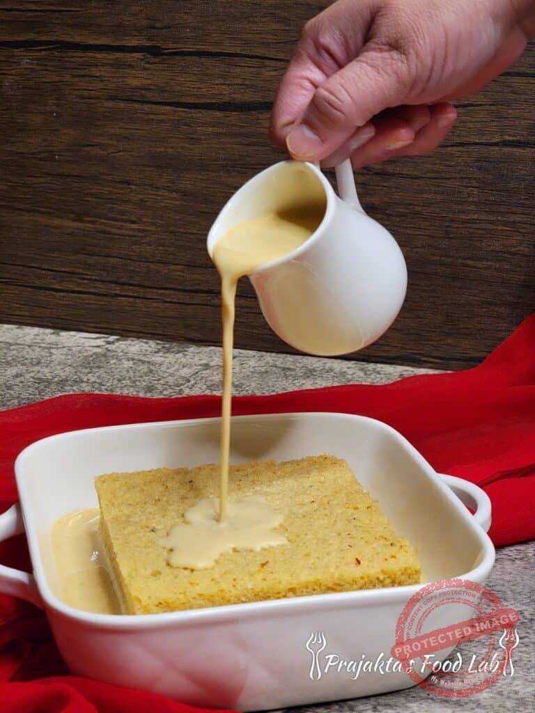 Thandai Cake (Eggless) Thandai Cake