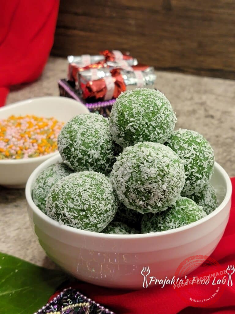 Thandai Panna Cotta Paan Ladoo
