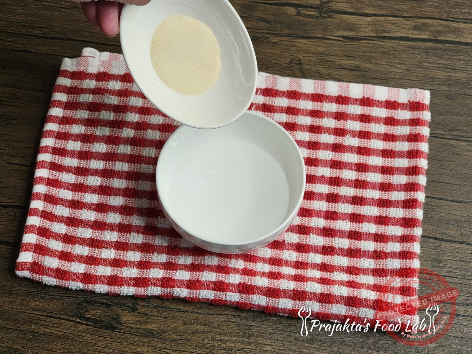 Gulkand Panna Cotta With Mukhwas Jelly Add Gelatin To Water