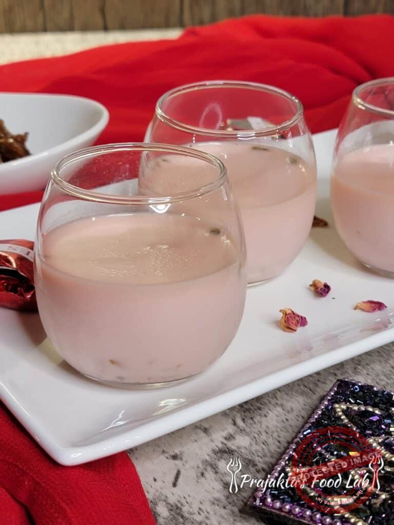 Gulkand Panna Cotta With Mukhwas Jelly Gulkand Panna Cotta