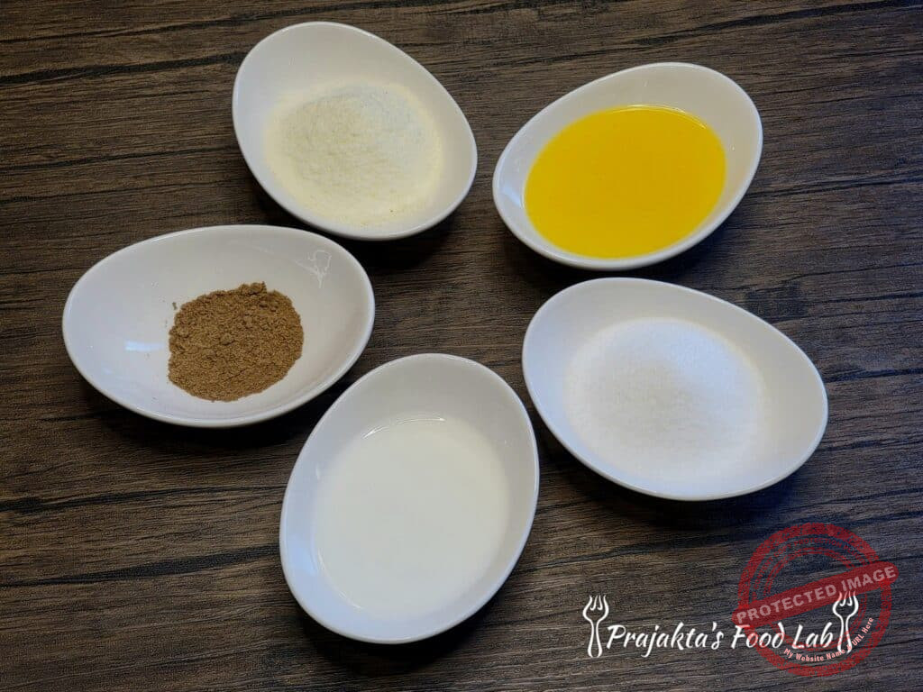 Ingredients For Thandai Barfi