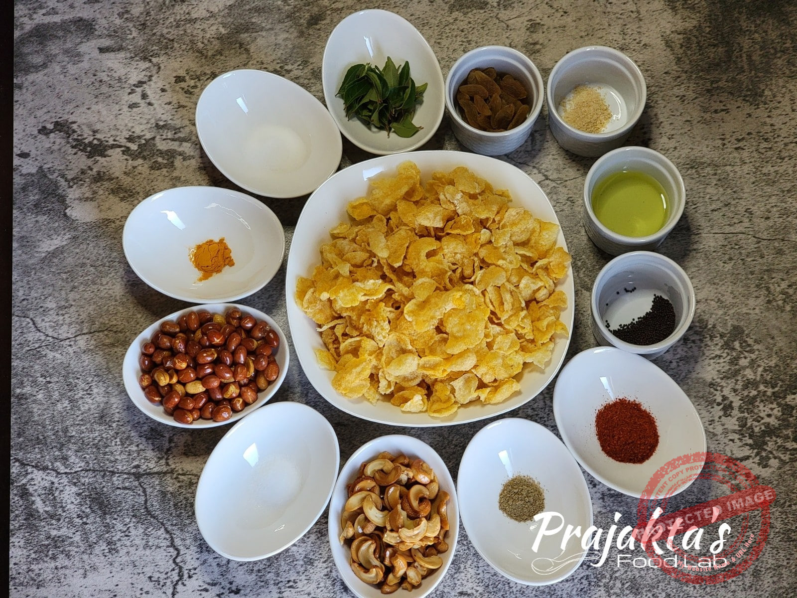 Super Crunchy Cornflakes Chivda Ingredients For Cornflakes Chivda