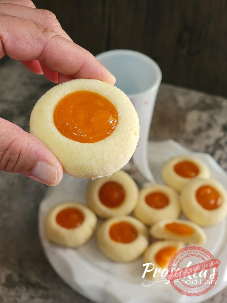 Mango Thumbprint Cookies
