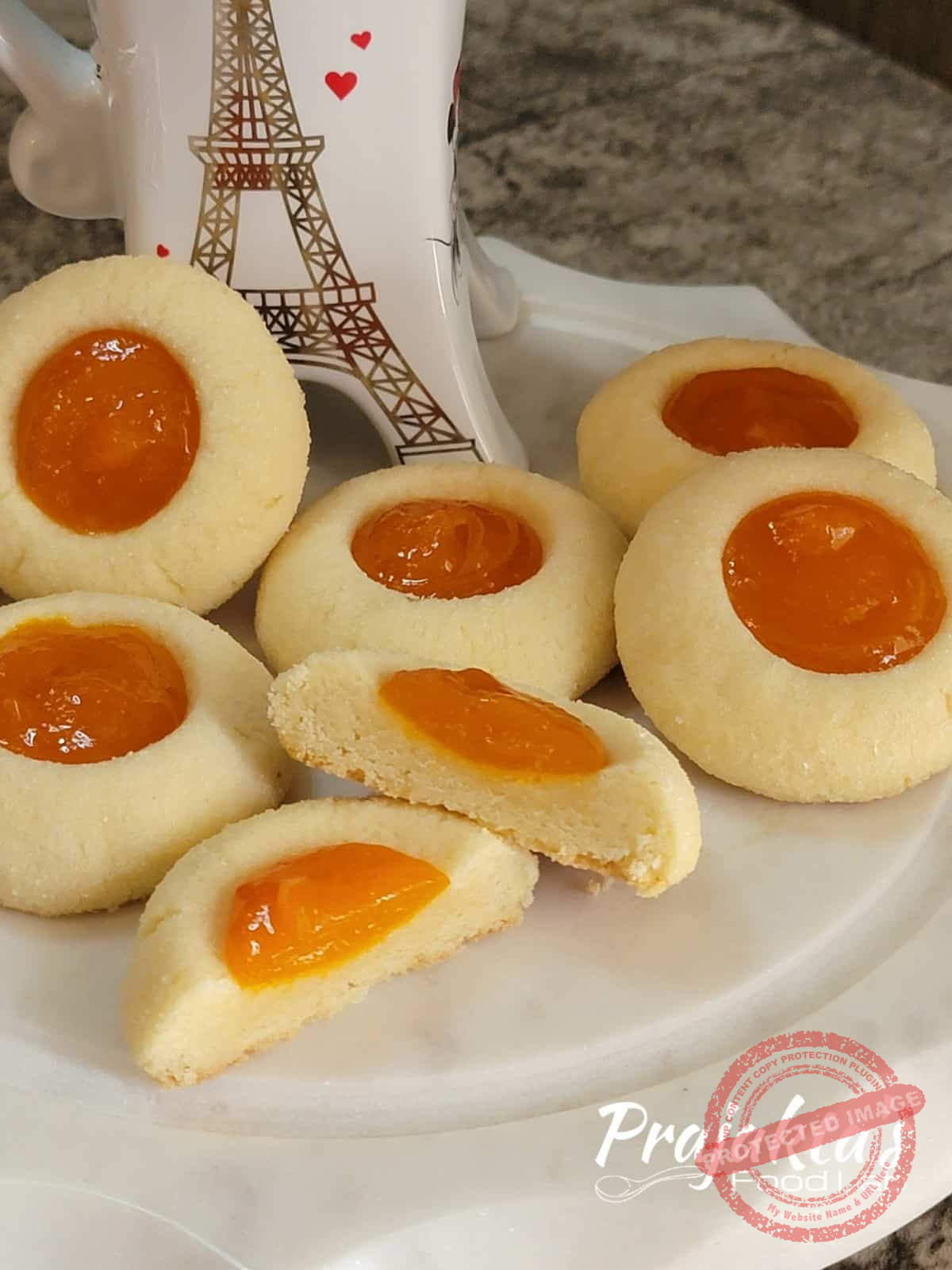 Mango Thumbprint Cookies