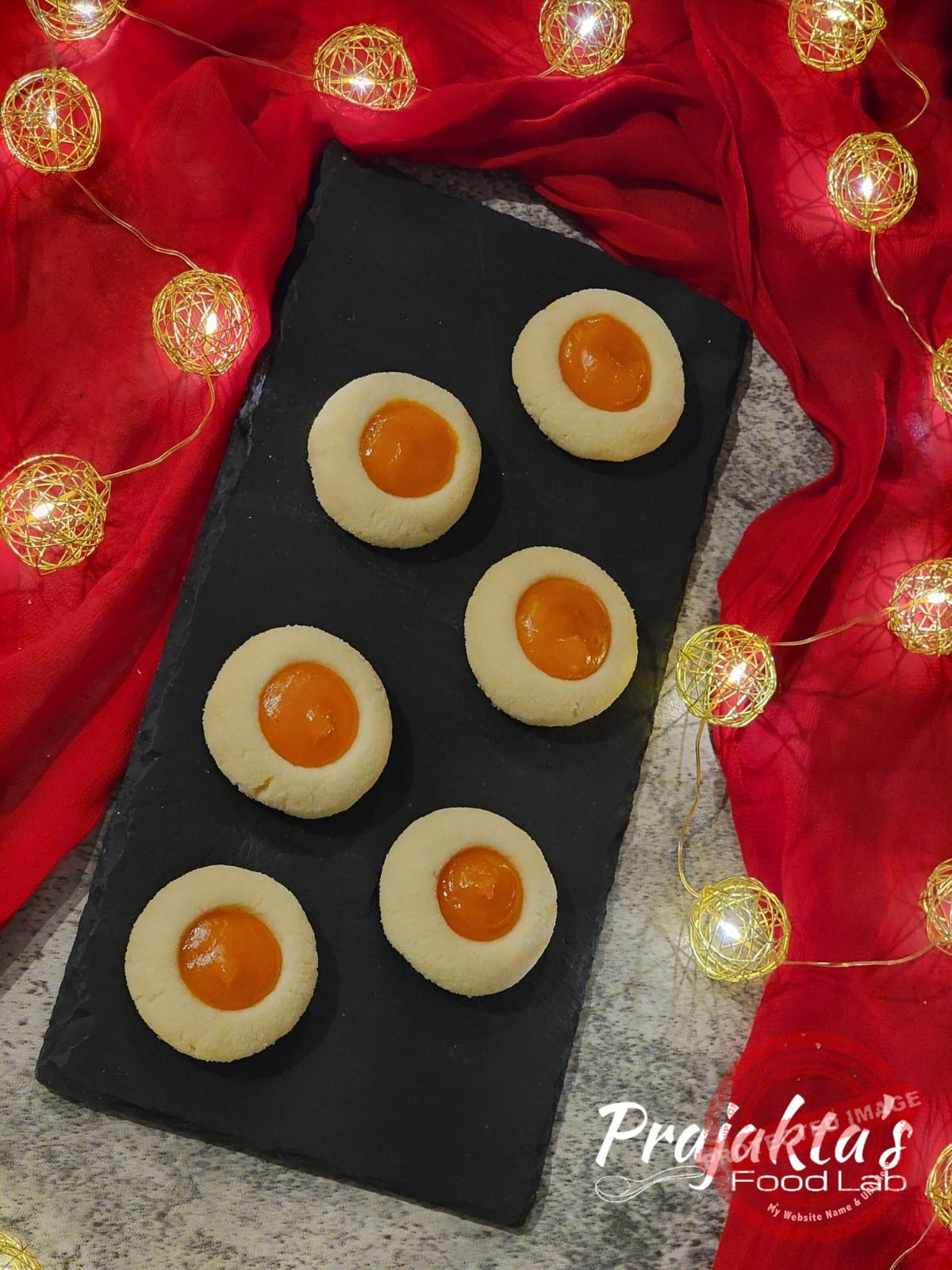 Mango Thumbprint Cookies