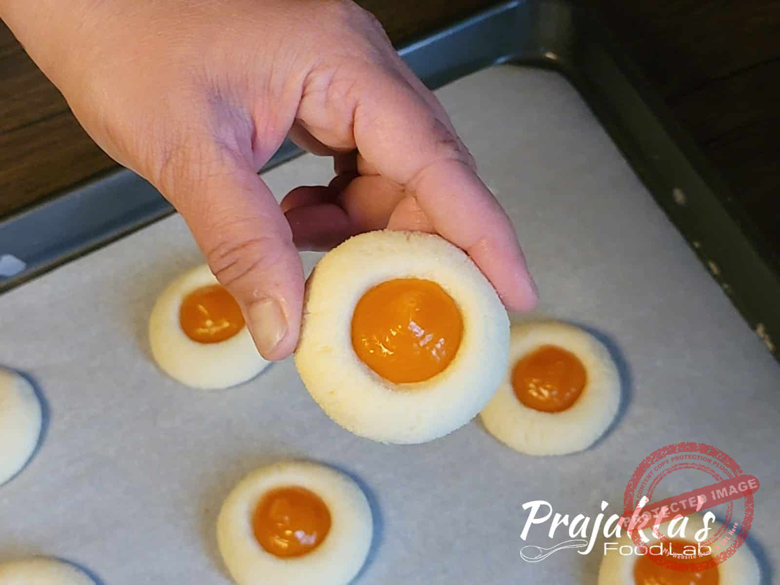 Mango Thumbprint Cookies