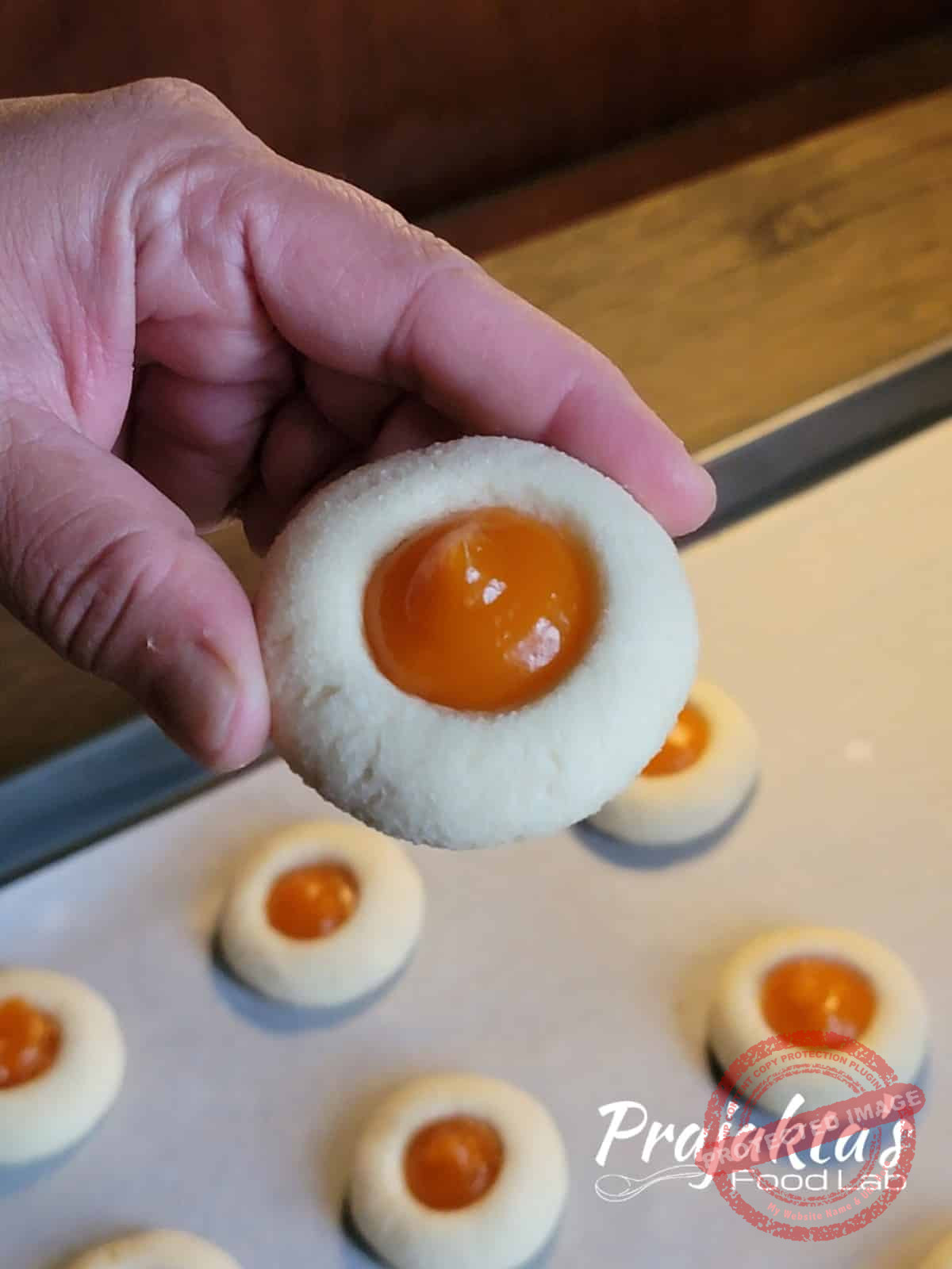 Mango Thumbprint Cookies