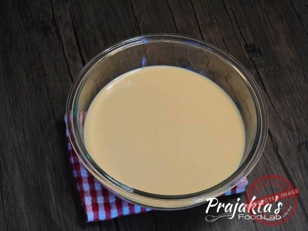 Strained Mixture For Flan