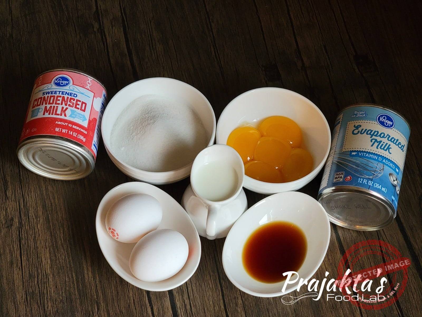 Ingredients For Flan