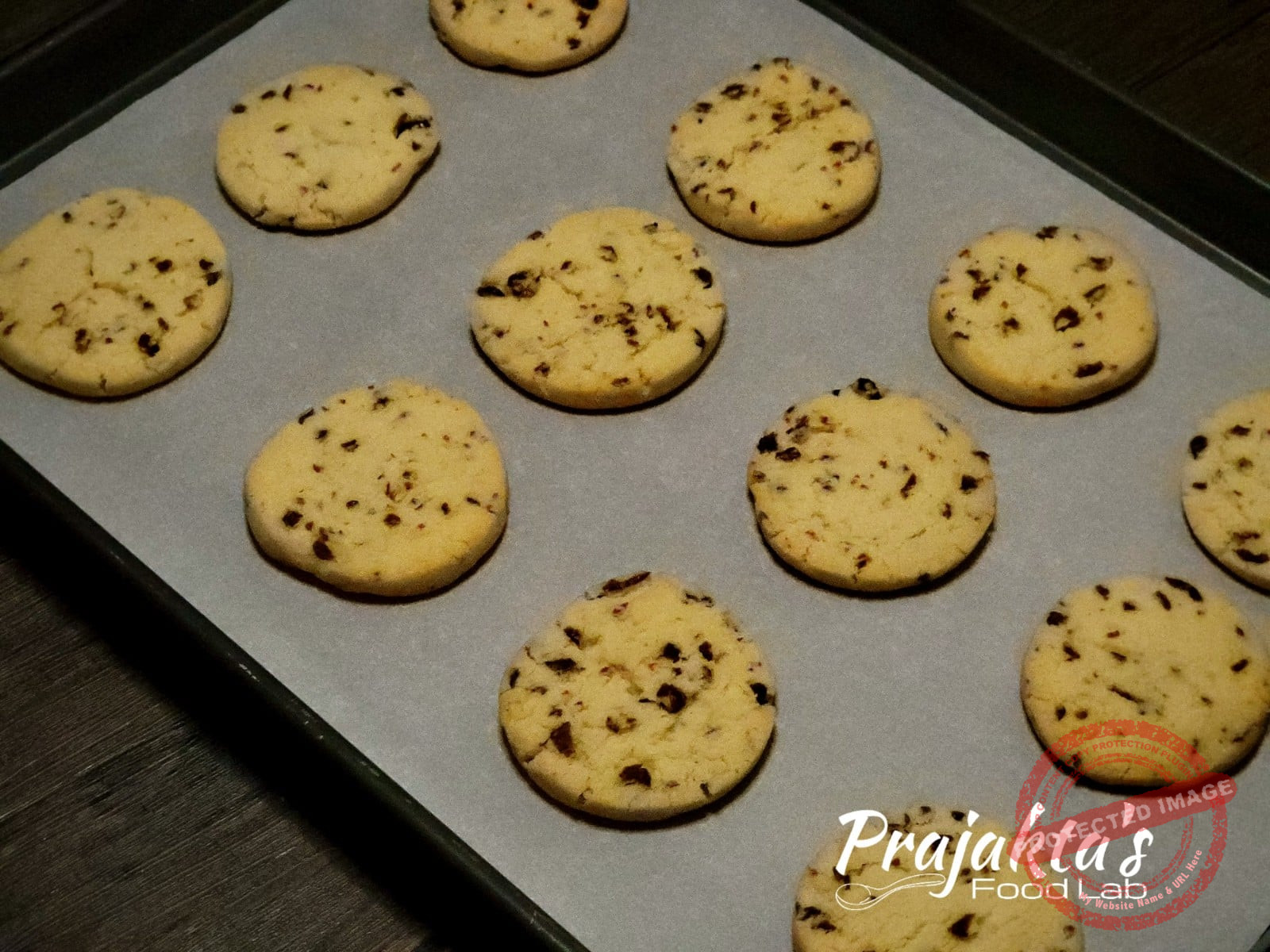 Eggless Cranberry Almond Cookies Eggless Cranberry Almond Cookies