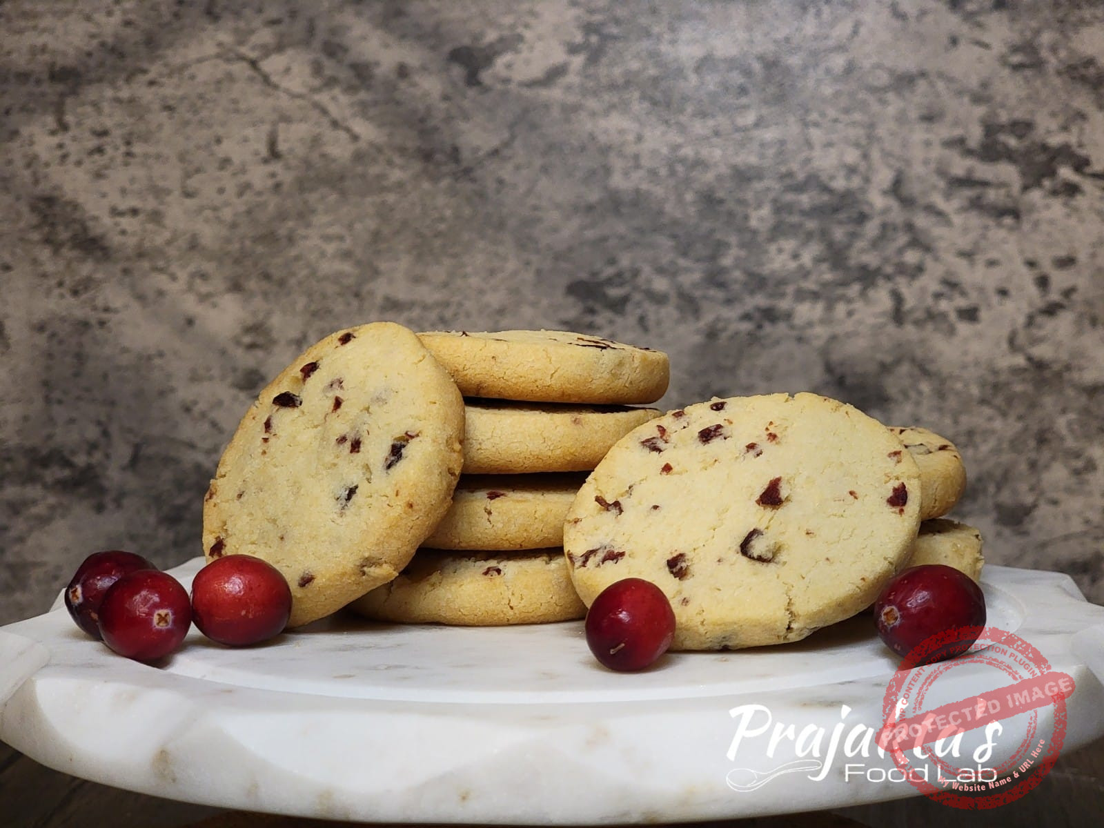 Eggless Cranberry Almond Cookies Eggless Cranberry Almond Cookies