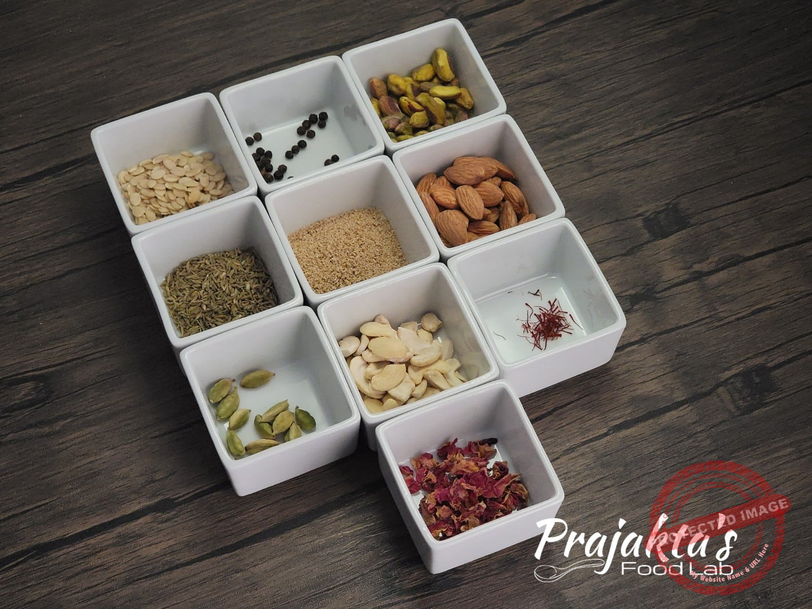 Ingredients For Thandai Powder
