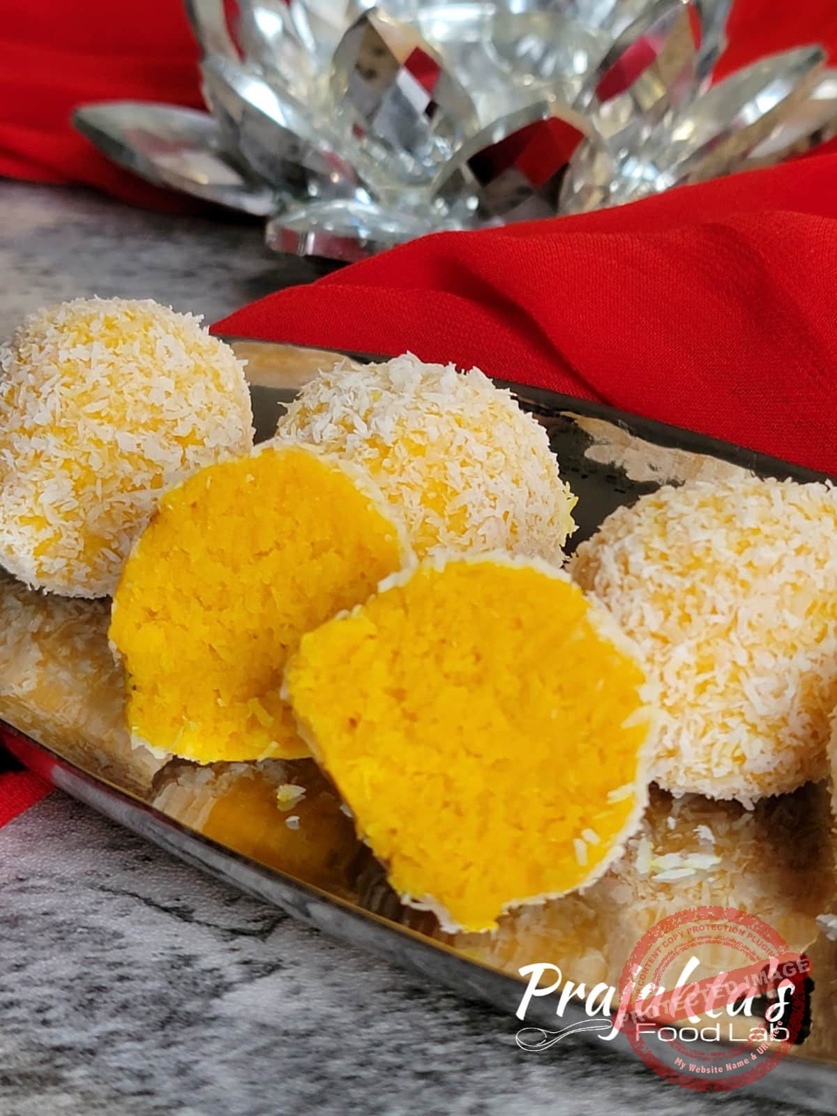 Mango Coconut Ladoo