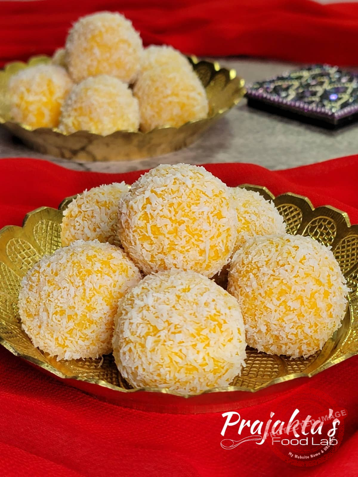 Mango Coconut Ladoo