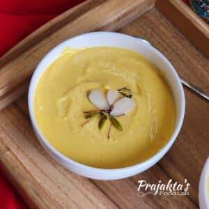 Quick And Delicious Mango Shrikhand Mango Shrikhand
