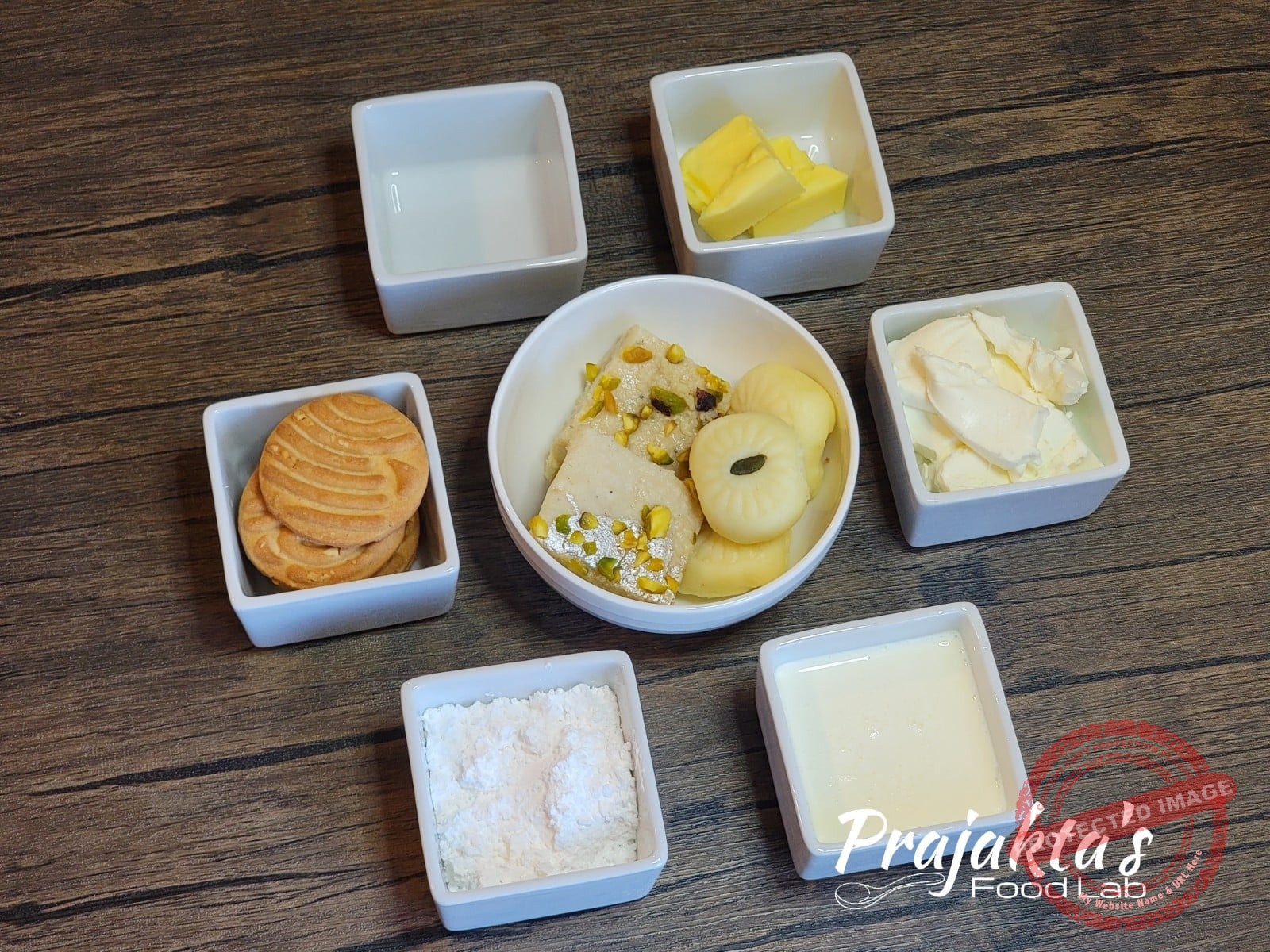 Mithai Cheesecake Ingredients For Mithai Cheesecake
